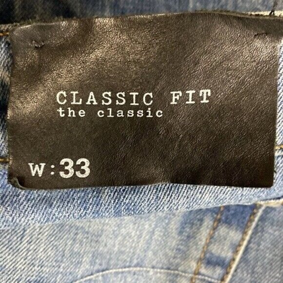 Joe’s the classic fit Mens jean destroyed distressed in size 33 - Picture 3 of 7
